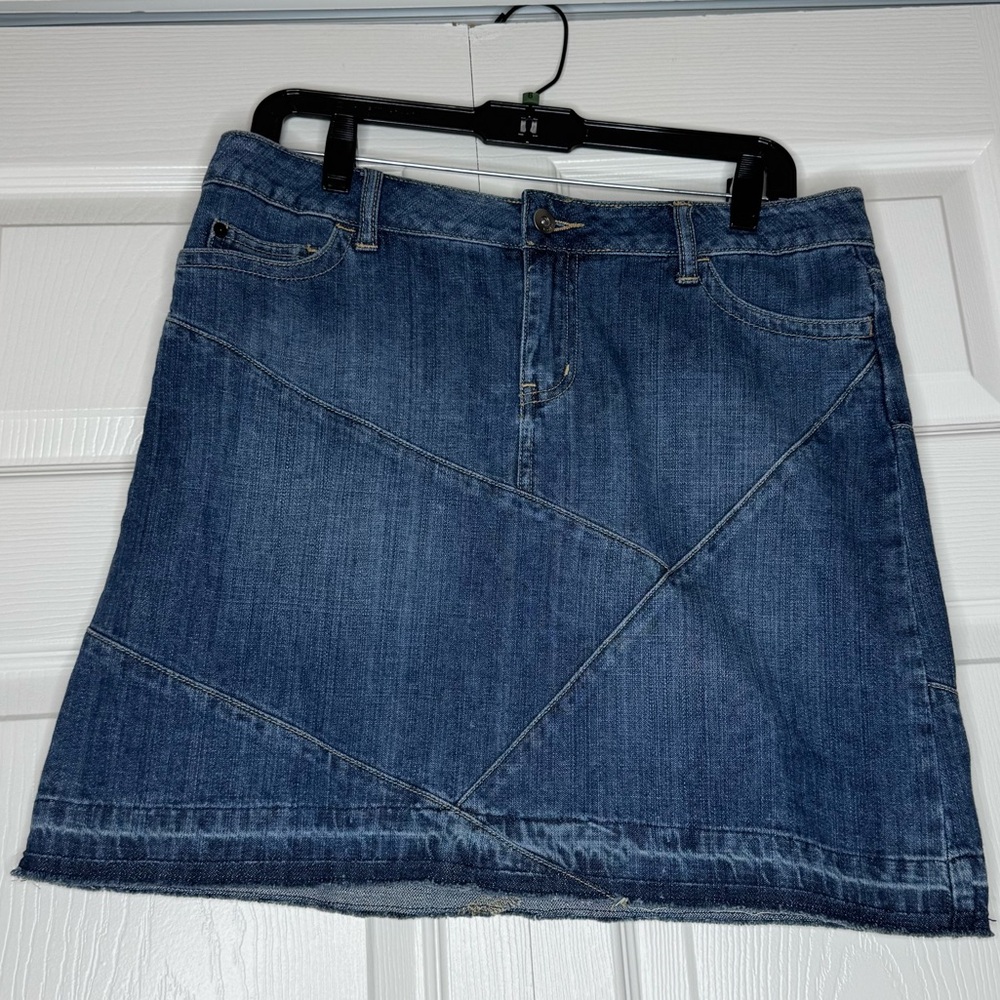 NWT Noir Blue Denim Jean Skirt
